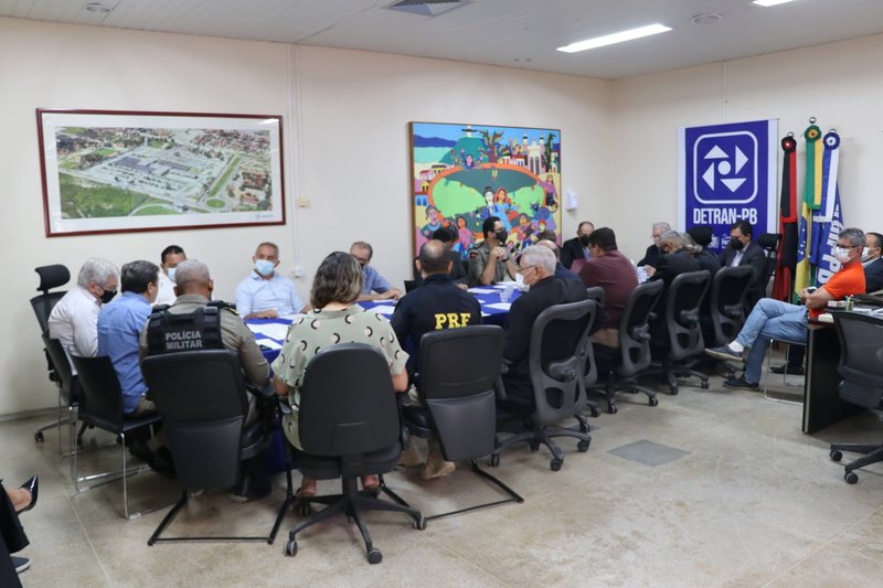 Comandante geral da Polícia Militar da Paraíba toma posse no Conselho Estadual de Trânsito.