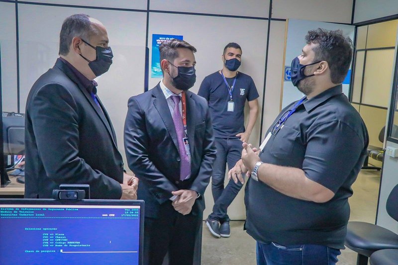 Visita do superintendente do Detran-RN