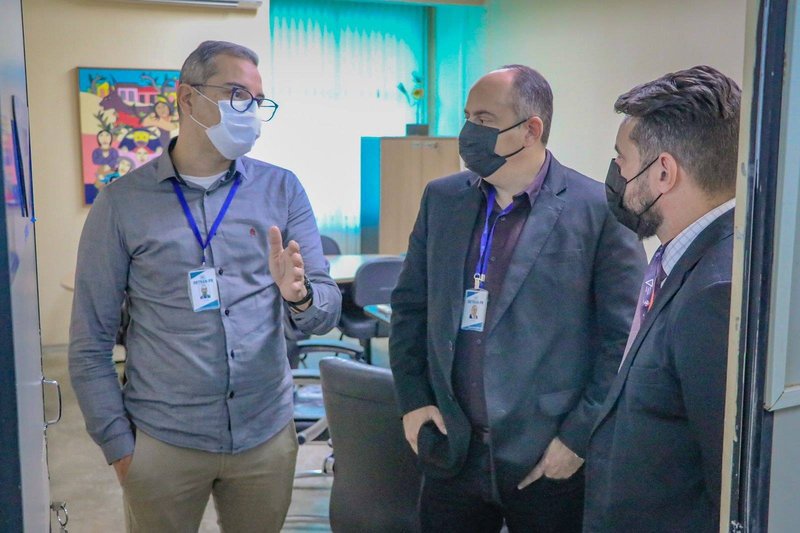 Visita do superintendente do Detran-RN