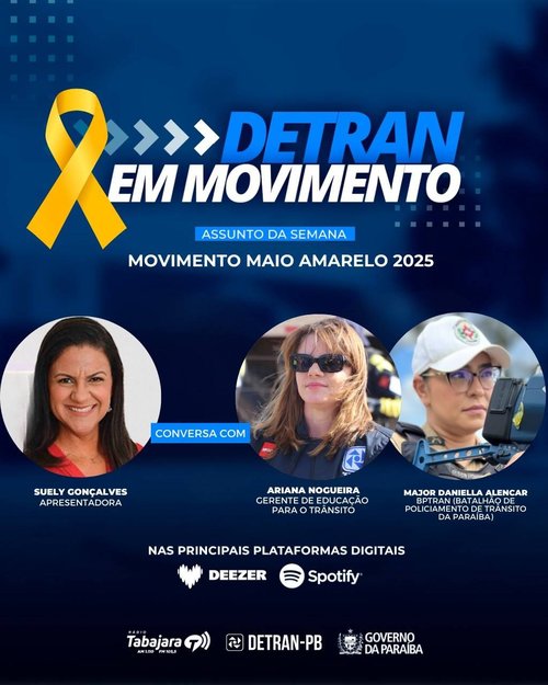 AÇÕES DO MOVIMENTO MAIO AMARELO 2025