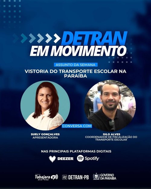 VISTORIA DO TRANSPORTE ESCOLAR NA PARAÍBA