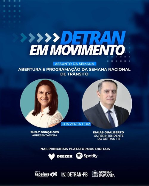 Abertura e programação da Semana Nacional de Trânsito